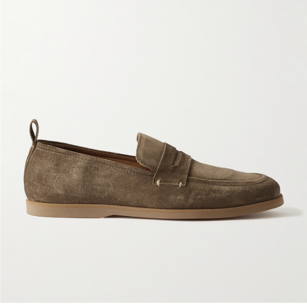 Mr P. Leo Suede Penny Loafers